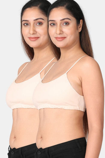 Buy Adira, Cotton Teenager Bra For Girls, Teen Bras With Flat Padding For  Coverage, Gives Confidence At School, Beginners Bra With Comfortable  Strecthy Cotton, Pack Of 3