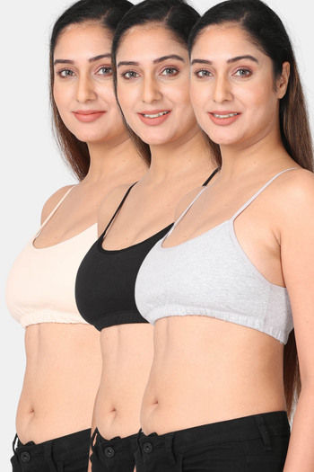Adira | Bra During Sleep | Slip On Bras To Wear At Home | Comfortable Bra |  Work From Home Bra Without Hooks | Non Padded & Non Wired Support | Pack
