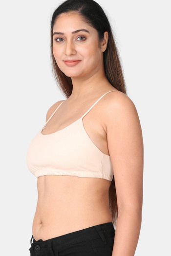 Buy Adira Single Layered Non Wired Full Coverage Cami Bra - Black Skin at  Rs.998 online