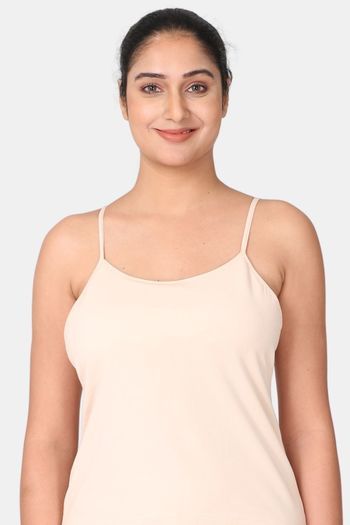 Buy Adira Single Layered Non Wired Full Coverage Cami Bra - Skin