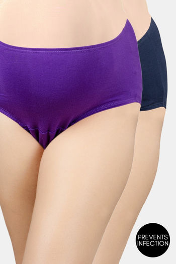 Buy Candyskin Medium Rise Full Coverage Bikini Panty (Pack of 3