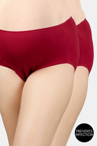 Buy Morph Pack Of 2 Maternity Hygiene Panties - Red