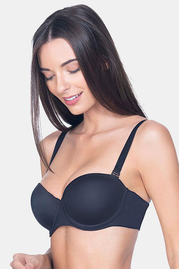 Amante Padded Non Wired Full Coverage T-Shirt Bra - Black