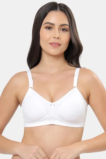 Buy Amante Padded Non Wired Full Coverage T-Shirt Bra - White at Rs.1195  online