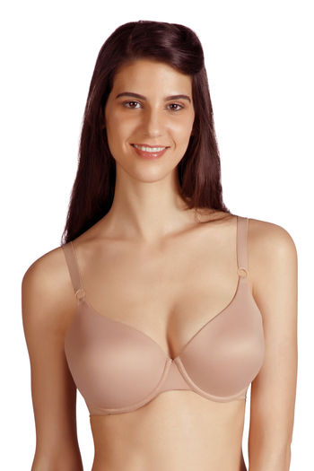 Buy Amante Padded Wired Full Coverage T-Shirt Bra - Pink at Rs.598 online