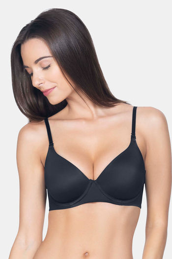 Buy Lovable Women's Cotton Full Coverage Seamless Non-Padded Full Support  Wire-Free T-Shirt Bra (Black_Size-38B) Online at Best Prices in India -  JioMart.
