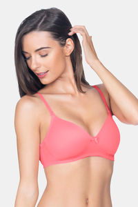 Buy Amante Super Smooth Multiway Wirefree T-Shirt Bra - Pink