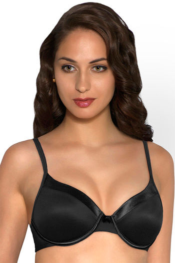 Zivame Dual Tone Lace Padded Wired Babydoll With G String-Black :  : Clothing & Accessories