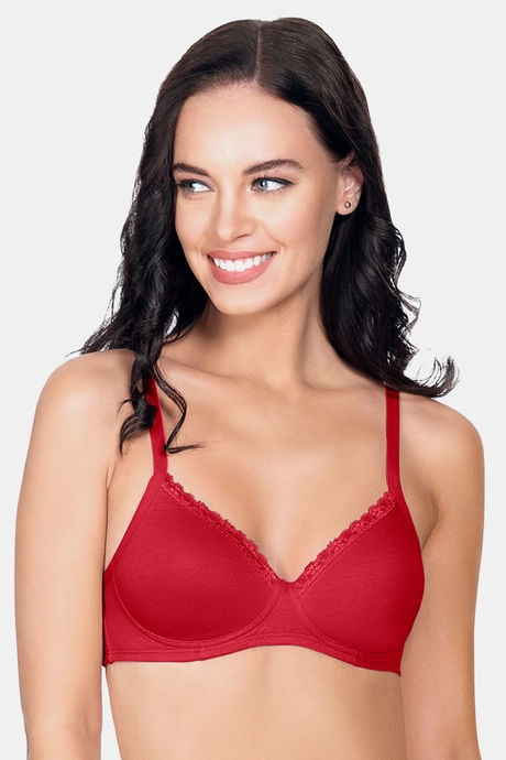 Buy Amante Padded Non Wired Full Coverage T-Shirt Bra - Garnet at Rs.549  online