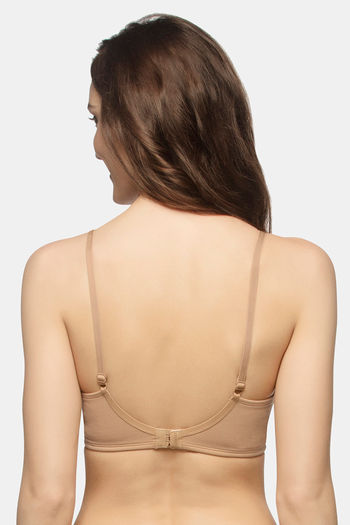 Buy Amante Every De Carefree Casuals Padded Non-Wired T-Shirt Bra - Nude  online