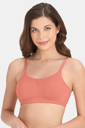 Buy Amante All Day Elegance Double Layered Non Wired Full Coverage Super  Support Bra - Canyon Clay at Rs.745 online