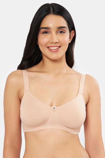 Buy Amante Double Layered Non Wired Full Coverage T-Shirt Bra - Dainty  Floral Print at Rs.423 online