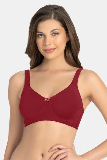 Buy Amante Magic Shaper Double Layered Non Wired Full Coverage Super Support Bra - Henna