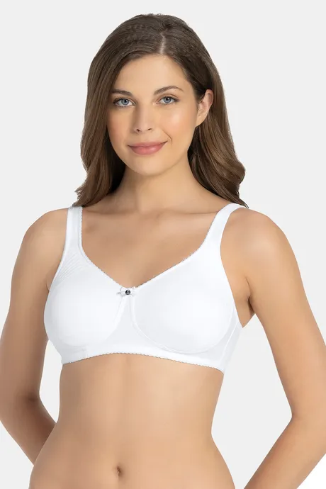 Buy Amante Magic Shaper Double Layered Non Wired Full Coverage Super  Support Bra - White at Rs.645 online