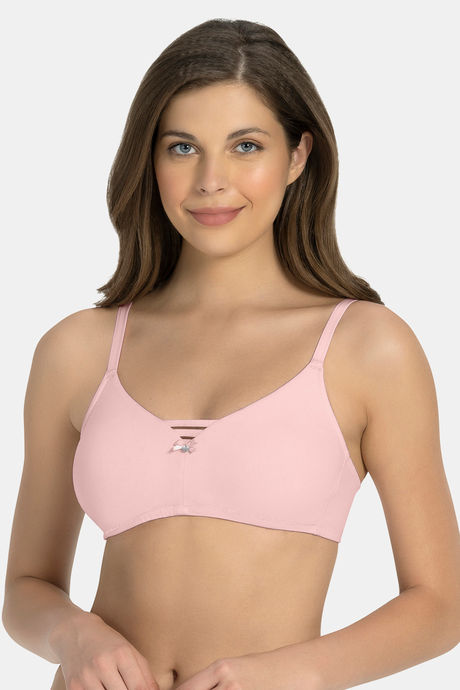 Buy Amante Single Layered Non Wired Full Coverage Super Support Bra - Black  at Rs.1395 online