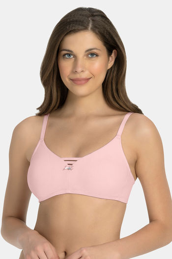 Buy Amante All Day Pretty Lightly Lined Non Wired Full Coverage Super Support Bra - Crystal Rose