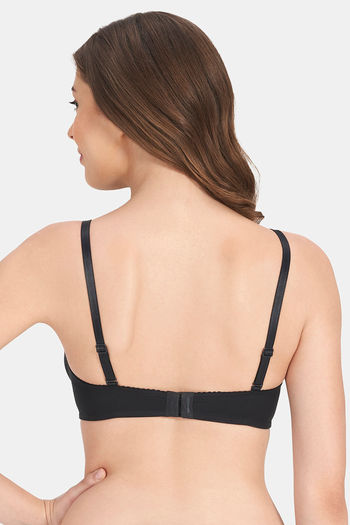 Buy Amante All Day Comfort Double Layered Non Wired Full Coverage Super  Support Bra - Black at Rs.495 online