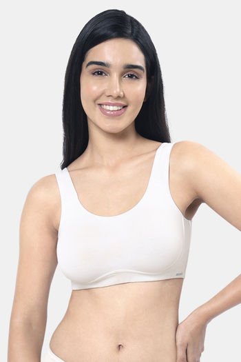 Buy Amante Double Layered Non Wired Full Coverage Cami Bras Bra - White at  Rs.445 online