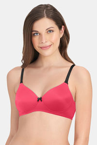 Buy Amante Padded Wired Full Coverage Lace Bra - Graystone at Rs.1395  online