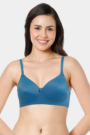 Buy Amante Very Lightly Padded Wirefree Bra- Black N White at Rs.1795  online