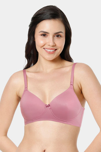 Buy Amante Single Layered Wired 3/4th Coverage T-Shirt Bra - Black at  Rs.538 online