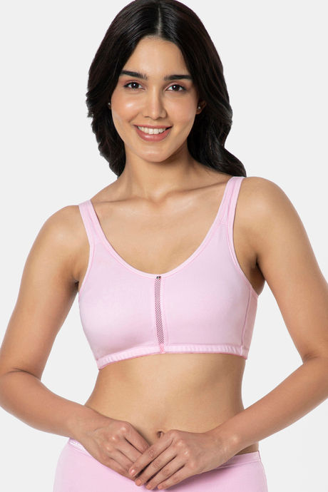 Buy Nejo Double Layered Non-Wired 3/4Th Coverage Maternity Bra - Lilac Snow  at Rs.699 online