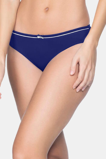 Buy Amante Low Rise Bikini Panty - Navy Blue
