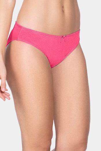 Buy Amante Low Rise Three-Fourth Coverage Bikini Panty - Midnight-Red  Obsession at Rs.495 online