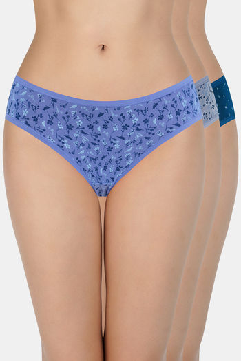Buy Zivame Cotton Boyshort Panty (Pack Of 2)- Assorted at Rs.595