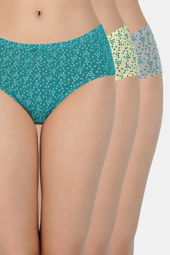 Buy Zivame Low Rise Full Coverage Hipster Panty (Pack of 3) - Assorted at  Rs.439 online
