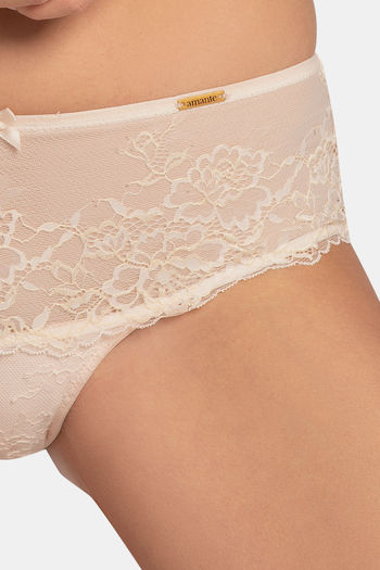 Buy Amante Low Rise Three-Fourth Coverage Hipster Panty - Angel Wing at  Rs.895 online