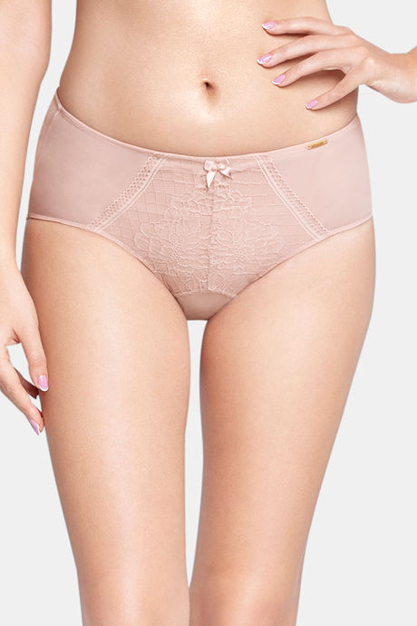 Buy Amante Low Rise Three-Fourth Coverage Hipster Panty - Misty