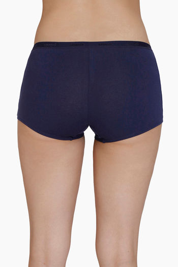 Buy Amante Medium Rise Full Coverage Boyshort - Midnight at Rs.275 online