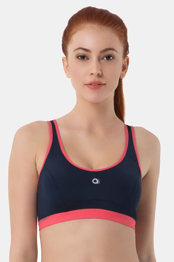 Buy Zelocity Quick Dry Sports Bra With Removable Padding - Dry Rose at  Rs.718 online