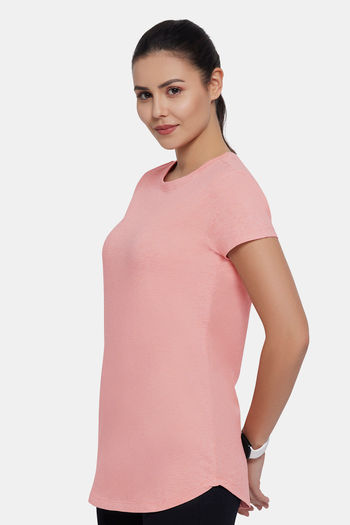 Buy Amante Relaxed Top - Peach Blossom Marl at Rs.795 online