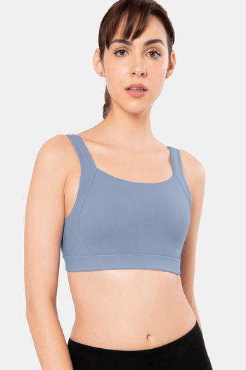Buy Amante Padded High Impact Anti Microbial Sports Bra  - Tempest