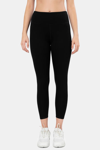 Black Activewear Leggings With Printed Seams Manufacturer in USA,  Australia, Canada, UAE and Europe