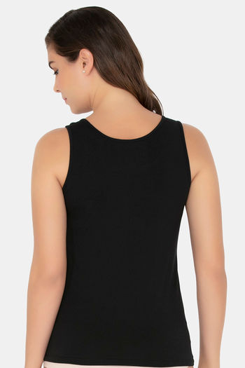 Buy Amante Ladies Solid Black Vest Extra Large Online - Lulu Hypermarket  India