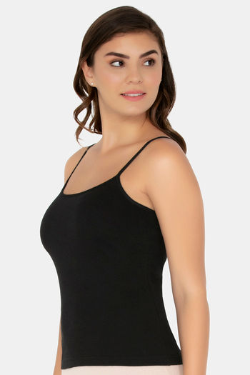 Buy Amante Cotton Camisole (Pack of 2) - Black Grey at Rs.590 online