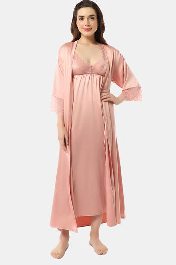 Amante Polyamide Robe - Mellow Rose