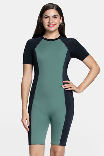 Buy Amante Bodysuit With Removable Pads - Olive Nero