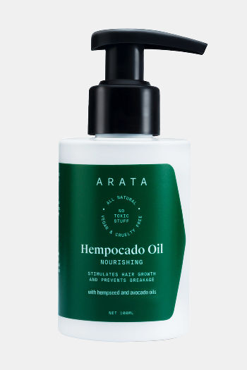 Buy Arata Natural Nourishing Hempocado Hair Oil With Hempseed Avocado Oil 100 Ml White At Rs 559 Online Health Hygiene Online