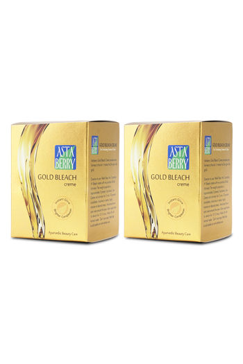 Buy Astaberry Face Bleach Creme - Gold (Pack of 2 x 42 g)