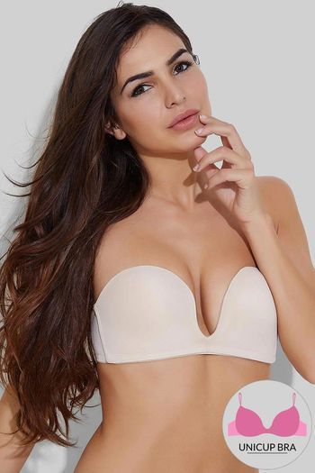 Buy Zivame Red Carpet Ready Unicup Extreme Plunge Strapless Bra