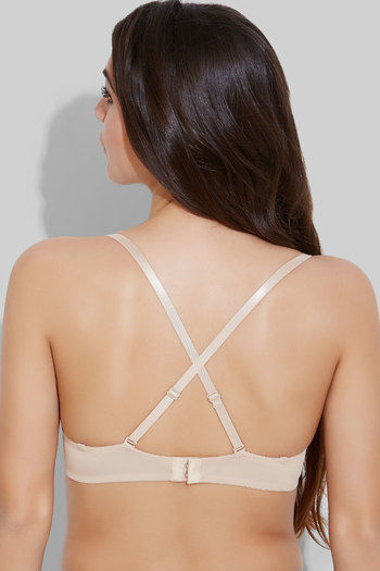 Buy Zivame Very Vital Wired Moderate Push Up Strapless Bra-White at Rs.1475  online