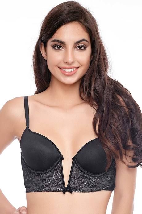 Buy Zivame All That Lace Gentle Pushup Bra- Pink at Rs.945 online