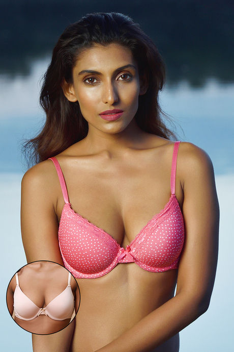 Buy Zivame Coral Lace Underwired Heavily Padded T Shirt Bra - Bra for Women  7496720