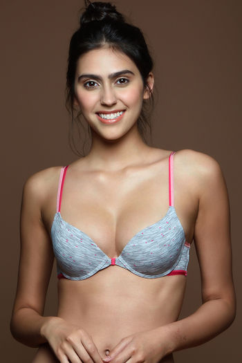 Buy Zivame Explosive Pushup Front Open Cage Bra- Light Grey at Rs