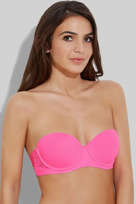 Buy Zivame Laser Wings Smooth Gentle Lift Pushup Strapless Bra- Peach at  Rs.995 online