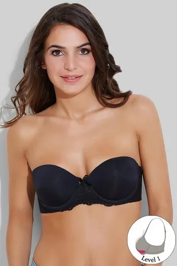 Buy Zivame Laser Wings Smooth Gentle Lift Pushup Strapless Bra- Black at  Rs.697 online